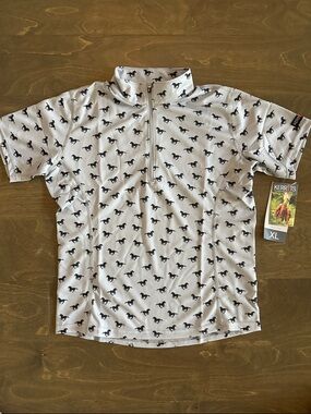 NEW Kerrits Kids Venti Short Sleeve Jersey, Size XL